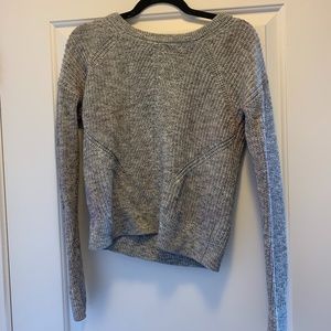 Keyhole back sweater